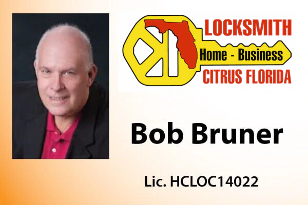 Locksmith Citrus Florida business card logo